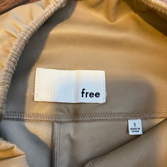 Wilfred Free Daria Leather Leggings - Picture 8 of 10